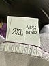 Unbranded Stars Purple Long Sleeve Blouse Size 2X - photo 6
