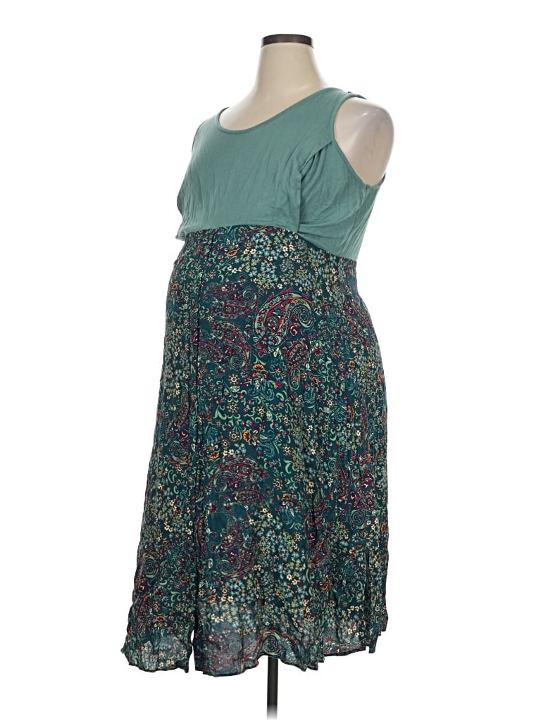 Pre-owned Seraphine Casual Dress In Teal