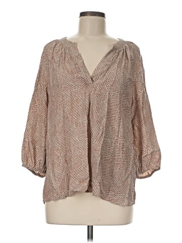 Joie 3/4 Sleeve Silk Top (view 1)