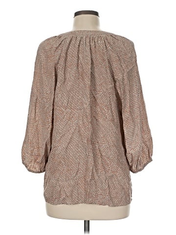 Joie 3/4 Sleeve Silk Top (view 2)