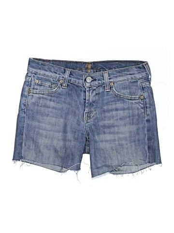 7 For All Mankind Denim Shorts (view 1)