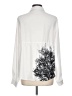 Unbranded 100% Polyester Print Ivory Long Sleeve Blouse Size L - photo 2