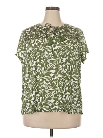 Style&Co Short Sleeve Blouse (view 1)