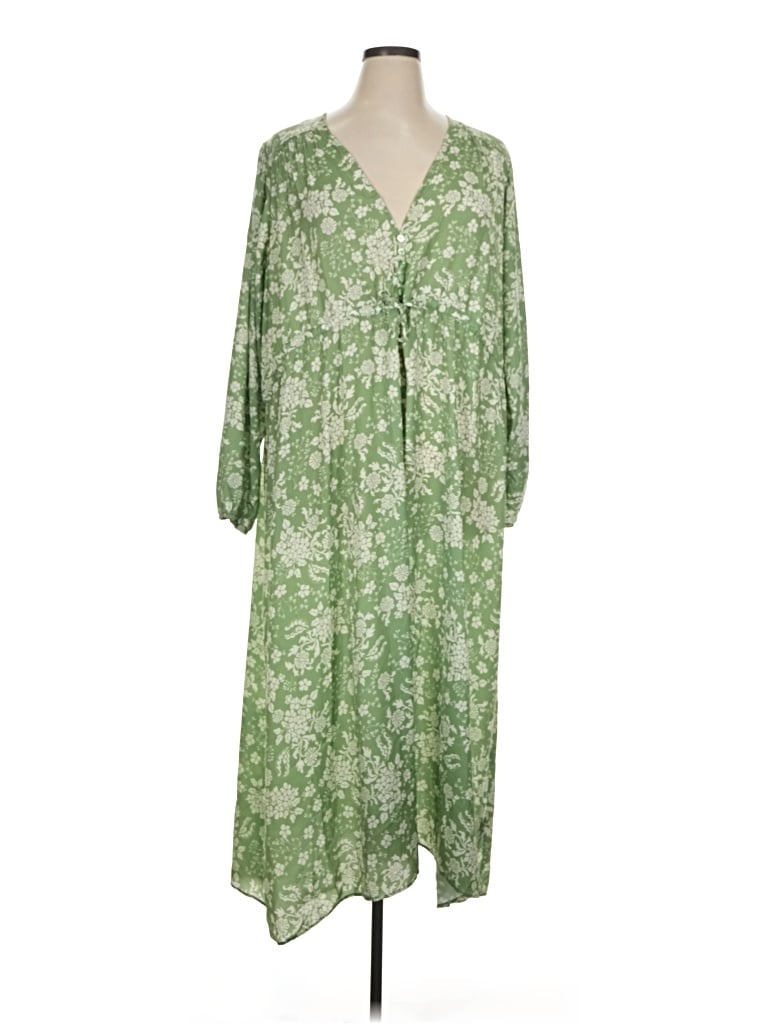 Pre-owned Summersalt Casual Dress In Green
