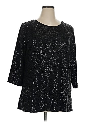 Isaac Mizrahi 3/4 Sleeve Top (view 1)