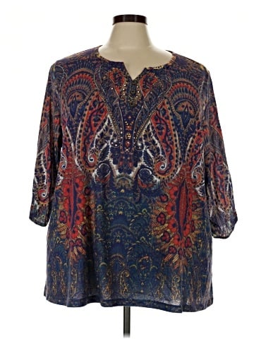 Catherines 3/4 Sleeve Blouse (view 1)