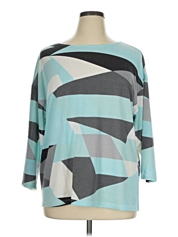 Weekends by Chico's 3/4 Sleeve T-Shirt (view 1)