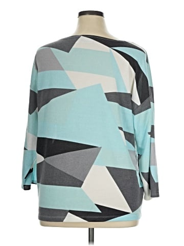 Weekends by Chico's 3/4 Sleeve T-Shirt (view 2)
