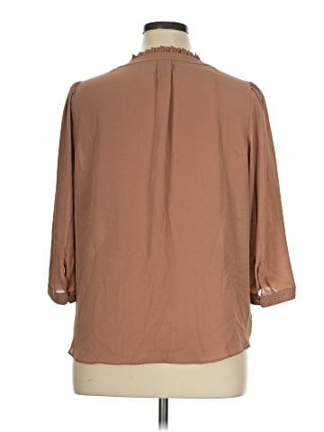 Worthington 3/4 Sleeve Blouse (view 2)