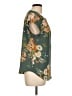 Fun2Fun Floral Green Sleeveless Blouse Size L - photo 4