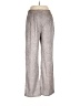 Le Lis 100% Polyester Tweed Silver Casual Pants Size L - photo 1
