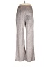 Le Lis 100% Polyester Tweed Silver Casual Pants Size L - photo 2