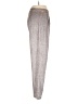 Le Lis 100% Polyester Tweed Silver Casual Pants Size L - photo 4