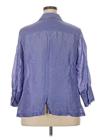 Coldwater Creek 3/4 Sleeve Button-Down Shirt (view 2)