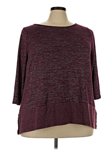 Lane Bryant 3/4 Sleeve T-Shirt (view 1)