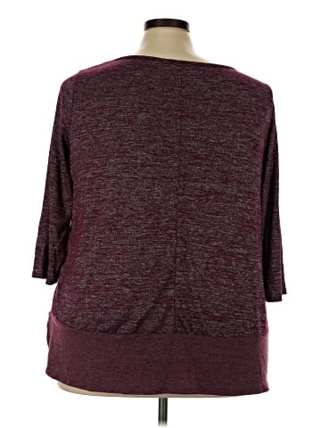 Lane Bryant 3/4 Sleeve T-Shirt (view 2)