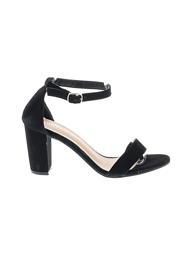 Pre-owned Bamboo Sandals In Black