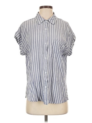 En Creme Short Sleeve Button-Down Shirt (view 1)