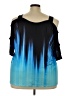 Unbranded Blue Sleeveless Blouse Size 3X - photo 2