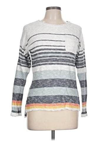 Hem & Thread Pullover Sweater (view 1)