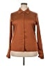 Boston Proper Brown Long Sleeve Blouse Size 18 - photo 1