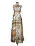 Lulus 100% Polyester Print Tan Casual Dress Size M - photo 1