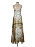 Lulus 100% Polyester Print Tan Casual Dress Size M - photo 2