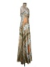 Lulus 100% Polyester Print Tan Casual Dress Size M - photo 4