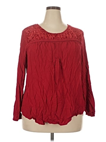 St. John's Bay Long Sleeve Blouse (view 1)