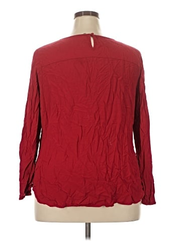 St. John's Bay Long Sleeve Blouse (view 2)
