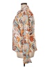 Boston Proper Paisley Ivory Orange Long Sleeve Blouse Size 18 - photo 5