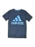 Adidas 100% Polyester Blue Active T-Shirt Size 14 - 16 - photo 1