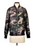 Silence and Noise 100% Polyester Camo Green Jacket Size S - photo 1