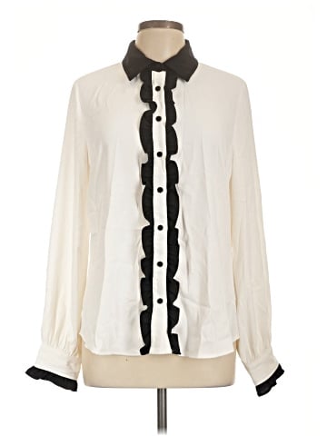 New York & Company Long Sleeve Blouse (view 1)