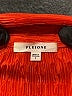 Pleione 100% Polyester Orange Short Sleeve Blouse Size L - photo 7
