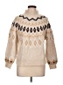 Crown & Ivy Argyle Tan Pullover Sweater Size L - photo 1
