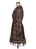 Max Studio 100% Polyester Paisley Brown Casual Dress Size M - photo 5