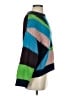 Topshop Color Block Blue Pullover Sweater Size 4 - photo 4