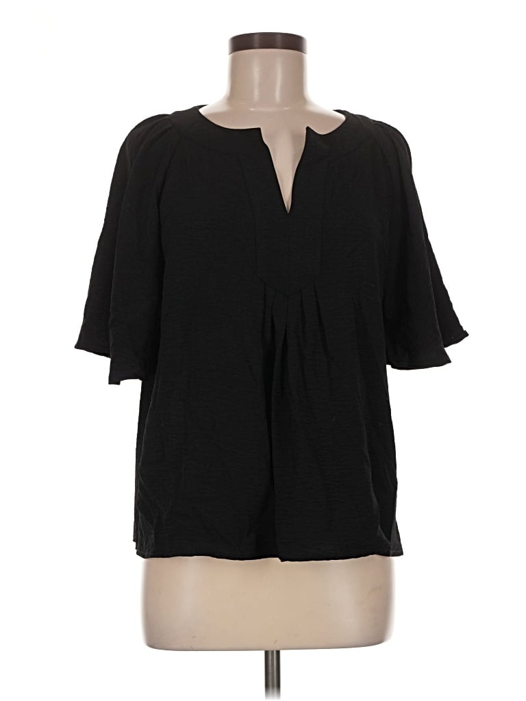 Pre-owned Jodifl 3/4 Sleeve Blouse In Black