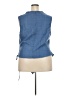 Shein 100% Polyester Blue Sleeveless Blouse Size 3X - photo 2