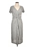 Venus Houndstooth Gray Casual Dress Size L - photo 1