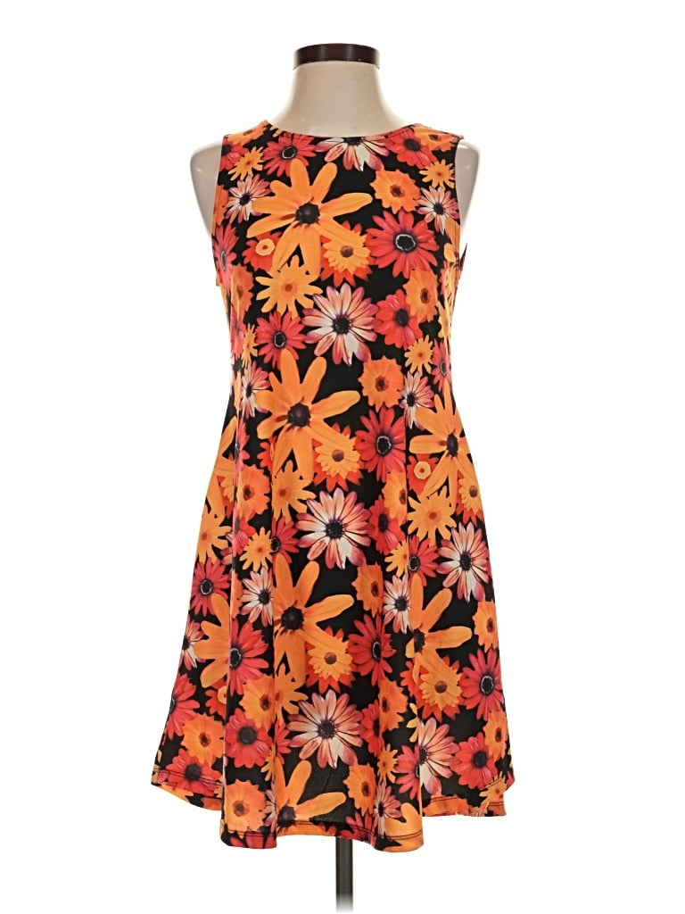 Pre-owned Yelete Casual Dress In Orange