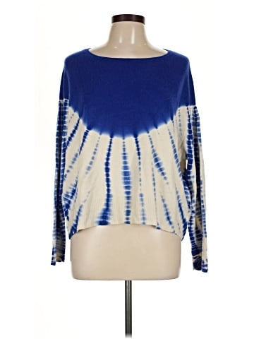 Aqua Cashmere Pullover Sweater (view 1)