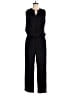 Collective Concepts 100% Polyester Solid Black Jumpsuit Size M - photo 1