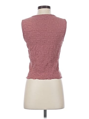 Madewell Popcorn-Knit Twist-Front Sleeveless Top (view 2)