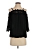 A. Byer Black 3/4 Sleeve Blouse Size S - photo 1