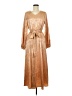 Shein 100% Polyester Tan Casual Dress Size 6 - photo 1