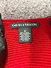 Chelsea & Theodore Red Pullover Sweater Size M - photo 7