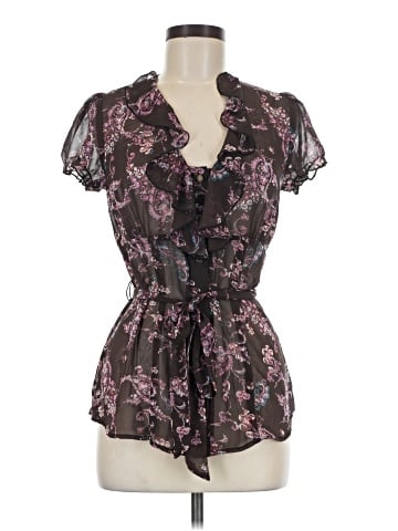 Maurices Short Sleeve Blouse (view 1)