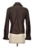 Hinge 100% Leather Brown Leather Jacket Size S - photo 2